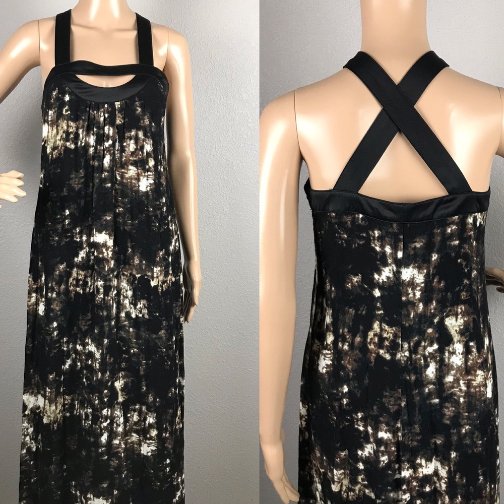 NWT Blue Saks fifth avenue long dress sz M